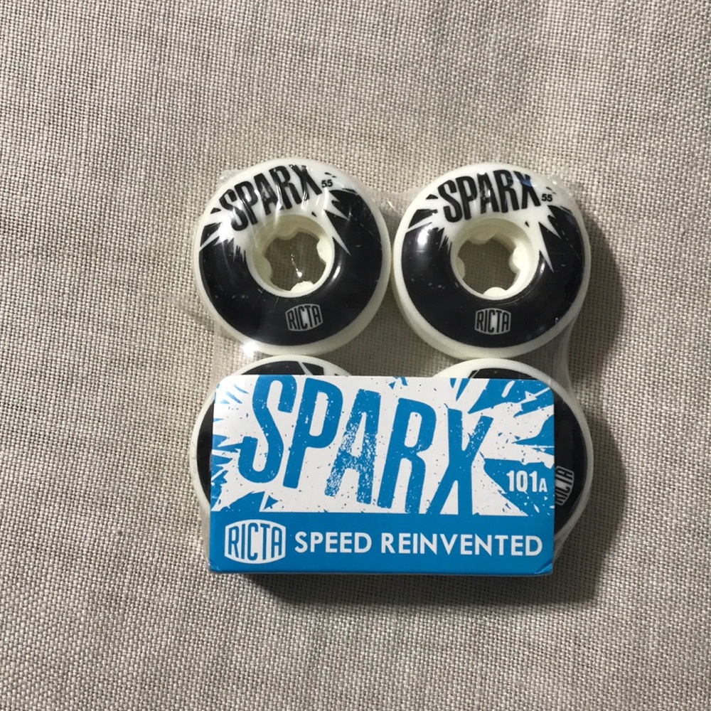 NWTs 55mm Sparx Ricta Skateboard Wheels